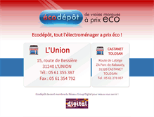 Tablet Screenshot of ecodepot.fr